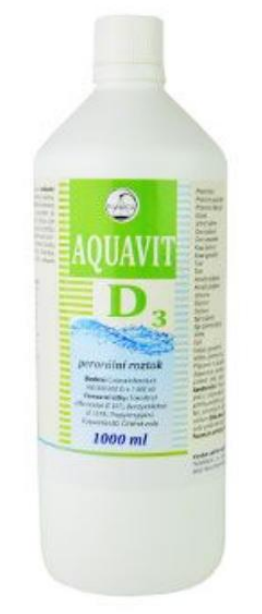 E-shop Aquavit D3 vitamínový perorálny roztok pre zvieratá 1000ml