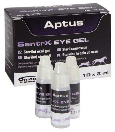 E-shop Aptus SentrX Eye Gel očný gel pre psy, mačky a kone 10x3ml