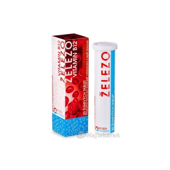 ŽELEZO + Vitamín B12 - RosenPharma