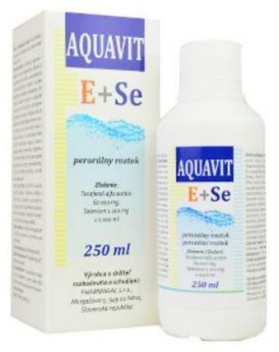 E-shop Aquavit E+SE perorálny roztok pre zvieratá 250ml