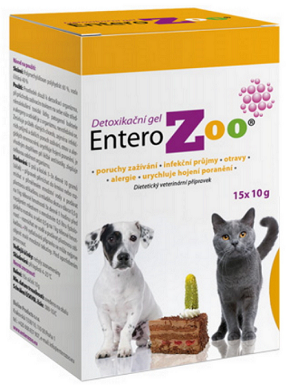 E-shop Entero Zoo detoxikačný gel pri zažívacích ťažkostiach pre zvieratá 15x10g