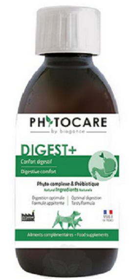 E-shop BIOGANCE Phytocare Digest+ perorálny roztok na podporu trávenia pre psy a mačky 200ml