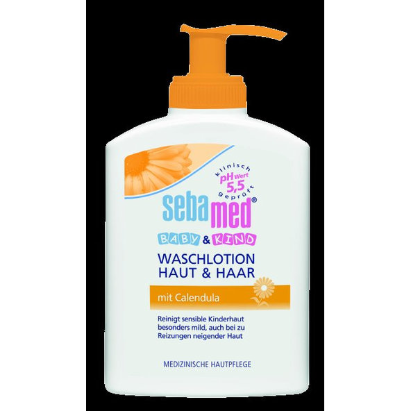 SEBAMED Detská umývacia emulzia s nechtíkom, 200 ml