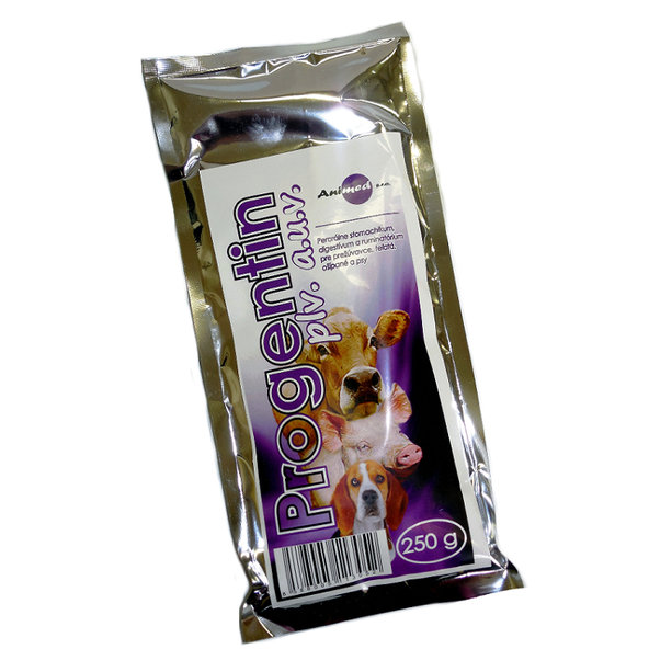 Progentin na podporu tráviacej činnosti pre zvieratá 250g