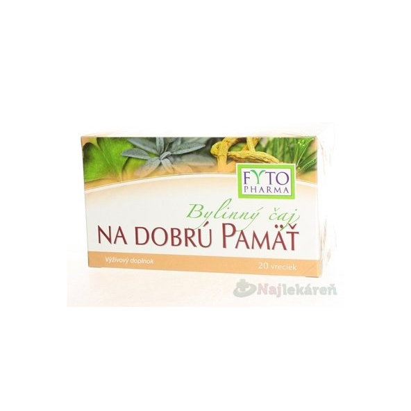 FYTO Bylinný čaj NA DOBRÚ PAMÄŤ, 20x1,25g