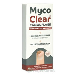 Myco Clear Camouflage Priepustný lak na nechty 5 ml