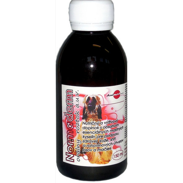 Normaderm na kvalitnú srsť pre psy a mačky 150ml