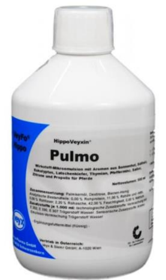 E-shop Hippo Veyxin Pulmo emulzia na zlepšenie dýchania pre kone 500ml