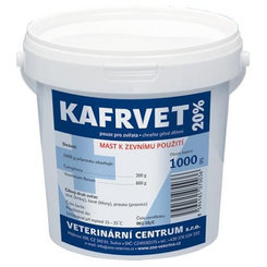 Kafrvet 20% gafrová masť na zápal mliečnej žľazy pre dojnice, kobyly a prasnice 1kg
