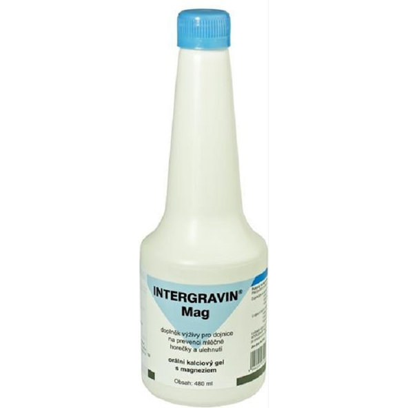 Intergravin Mag perorálny roztok pre dojnice 480ml