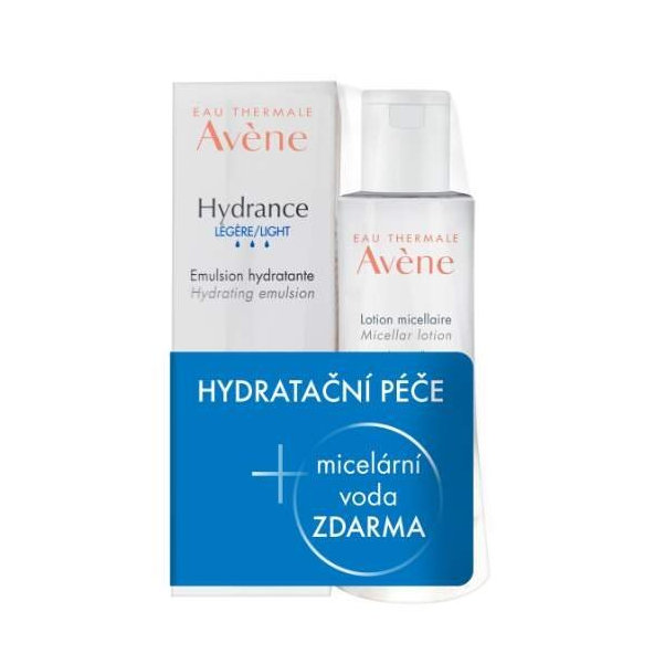 AVENE Hydrance Light SPF 30 krém 30ml + micelárna voda 100ml zadarmo