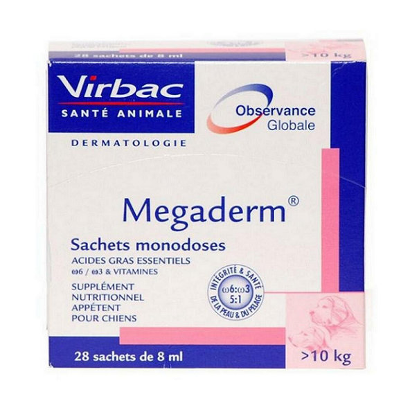 Megaderm pri kožných problémoch pre psy a mačky 28x8ml