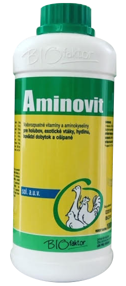 E-shop Aminovit aminokyseliny pre hydinu a hospodárske zvieratá 1000ml