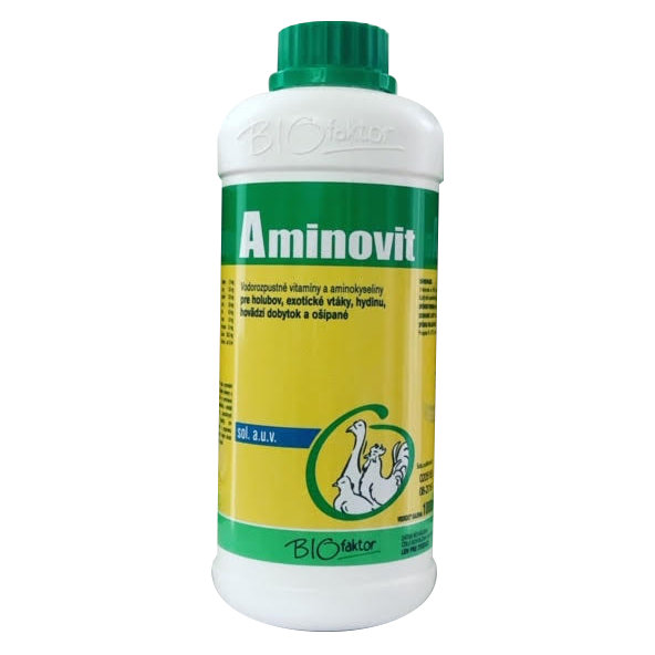 Aminovit aminokyseliny pre hydinu a hospodárske zvieratá 1000ml