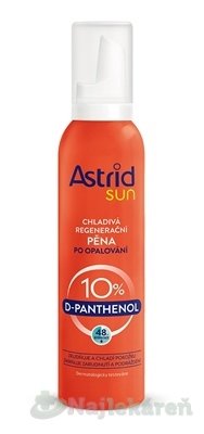 E-shop ASTRID SUN Chladivá regeneračná pena po opaľovaní D-panthenol 10%, 150 ml
