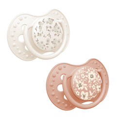 LOVI Utišujúci cumlík dynamický Blossom dievča 6-18m 2ks