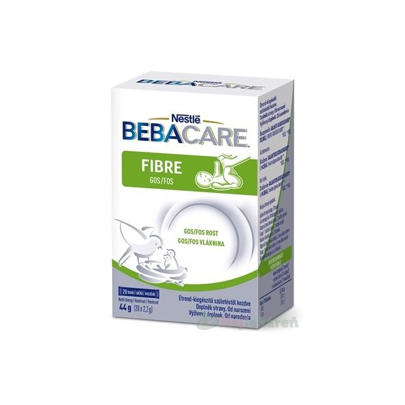 BEBACARE FIBRE GOS/FOS vláknina pre deti pri zápche, 20x2,2g