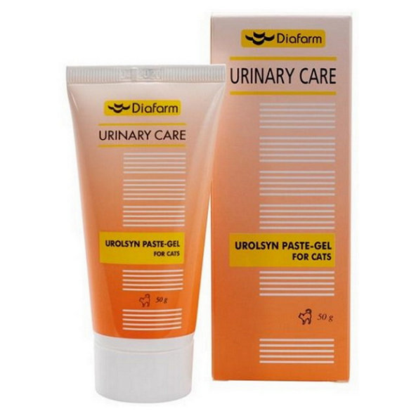 Urolsyn okysľujúca pasta k prevencii vzniku močových kameňov u mačiek 50g