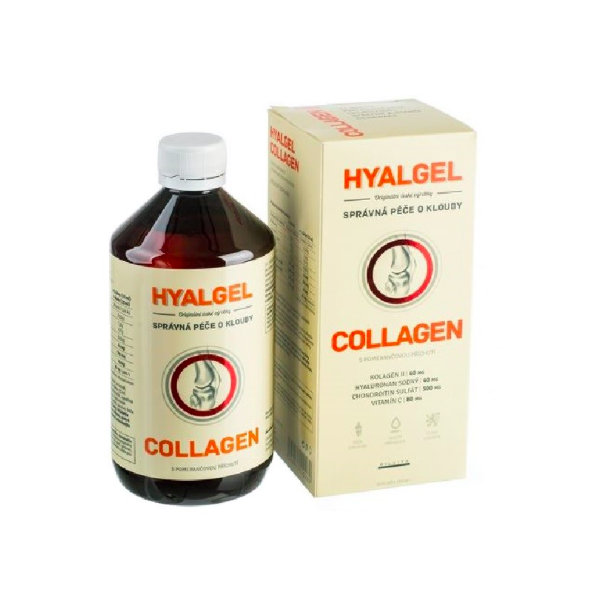 HYALGEL COLLAGEN kĺbová výživa 500ml, pomaranč