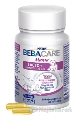 BEBACARE Mama LACTO+ (senovka grécka) 28 ks