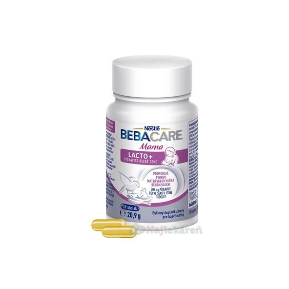 BEBACARE Mama LACTO+ (senovka grécka) 28 ks