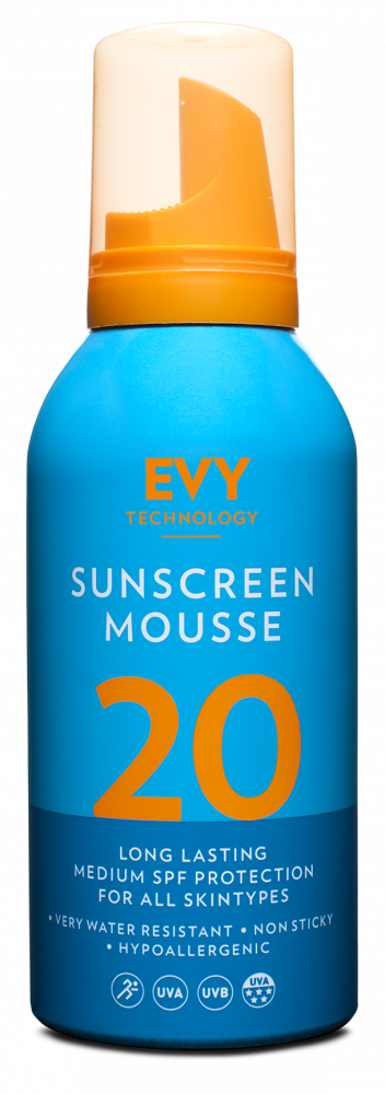 E-shop EVY Sunscreen Mousse SPF 20 opaľovacia pena 150ml