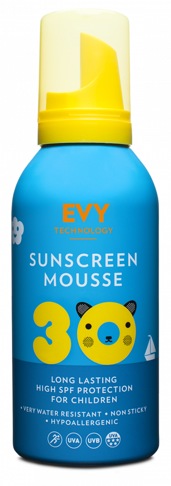 E-shop EVY Sunscreen Mousse Kids SPF 30 opaľovacia pena pre deti 150ml
