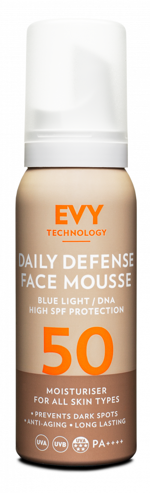 E-shop EVY Daily Defense Face Mousse SPF 50 celoročná ochrana pleti 75ml
