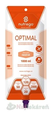 E-shop Nutrego OPTIMAL s príchuťou neutral tekutá výživa 6x1000 ml