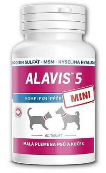 E-shop ALAVIS 5 MINI výživa kĺbov pre psy a mačky 90tbl