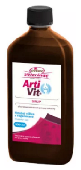 E-shop VITAR Veterinae Artivit Sirup - kĺbová výživa pre psy a mačky 500ml