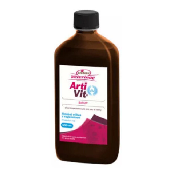 VITAR Veterinae Artivit Sirup - kĺbová výživa pre psy a mačky 500ml