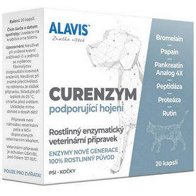 ALAVIS CURENZYM Enzymoterapia pre psy a mačky 20tbl