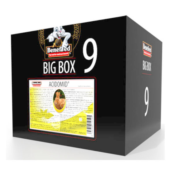 Acidomid K minerálno-vitamínový roztok pre králiky BIGBOX 9x1000ml