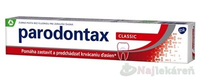 E-shop Parodontax Classic zubná pasta (inov. 2023) 75 ml