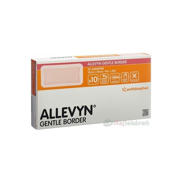 ALLEVYN GENTLE BORDER 10X20CM 10KS