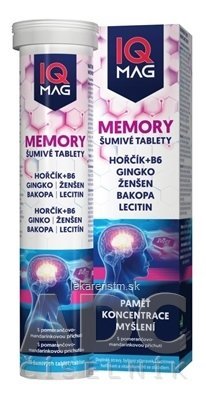 E-shop IQ MAG MEMORY šumivé tablety 20ks