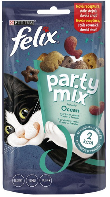 E-shop FELIX PARTY MIX kapsičky pre mačky Ocean mix 8x60g
