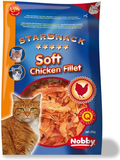 E-shop Soft Chicken Fillet maškrta pre mačky 85g