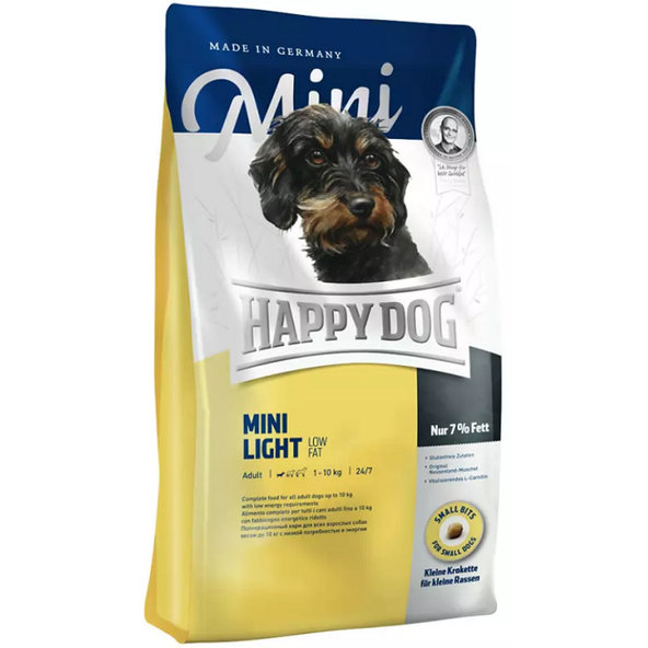 Happy Dog SUPER PREMIUM - Supreme MINI - Light Low Fat granule pre malé psy 1kg