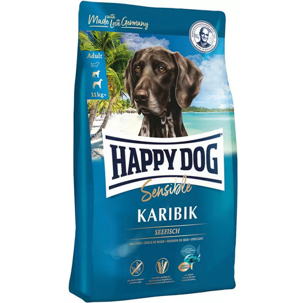 Happy Dog SUPER PREMIUM - Supreme SENSIBLE - Karibik morské ryby granule pre psy 1kg