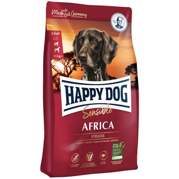 Happy Dog SUPER PREMIUM - Supreme SENSIBLE - Africa pštros granule pre psy 1kg