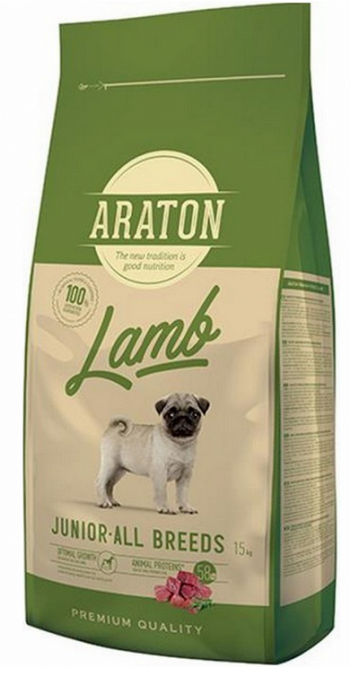 E-shop ARATON dog junior lamb granule s jahňacím mäsom pre psy 3kg