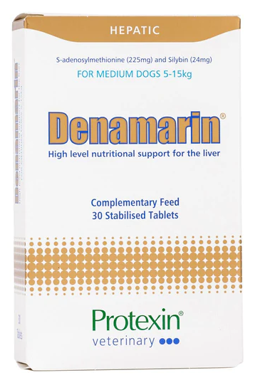 E-shop Protexin Denamarin dog tablety na podporu pečene pre stredné psy 30tbl