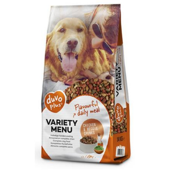 DUVO+ kompletné krmivo - granule pre psy Variety menu 14kg