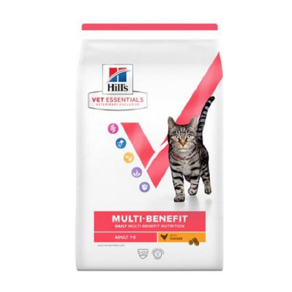HILLS VE Feline Multi Benefit Young Adult Chicken granule pre mladé mačky 1,5kg