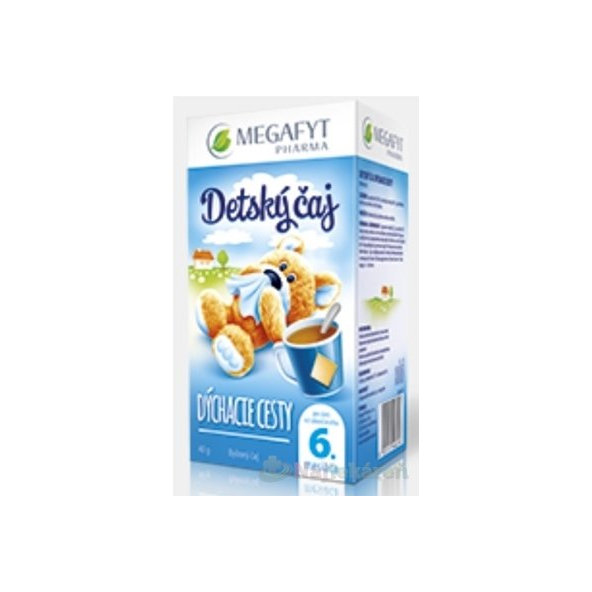 MEGAFYT Detský čaj DÝCHACIE CESTY, 20x2 g