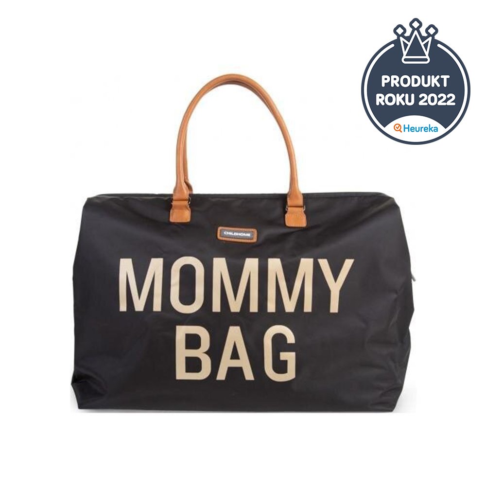 E-shop CHILDHOME Prebaľovacia taška Mommy Bag Black Gold