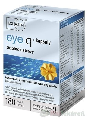 E-shop eye q prírodný výživový doplnok, 180cps