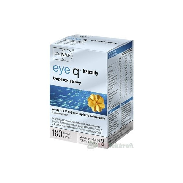 eye q prírodný výživový doplnok, 180cps
